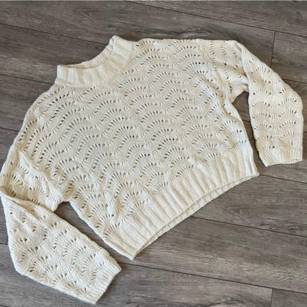 Urban Outfitters Cream Knit Sweater